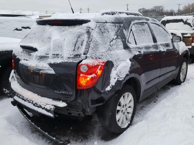 2CNFLEE51B6266667 - 2011 CHEVROLET EQUINOX LT BLUE photo 4