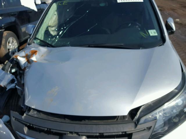 2HKRM4H54DH625402 - 2013 HONDA CR-V EX SILVER photo 7