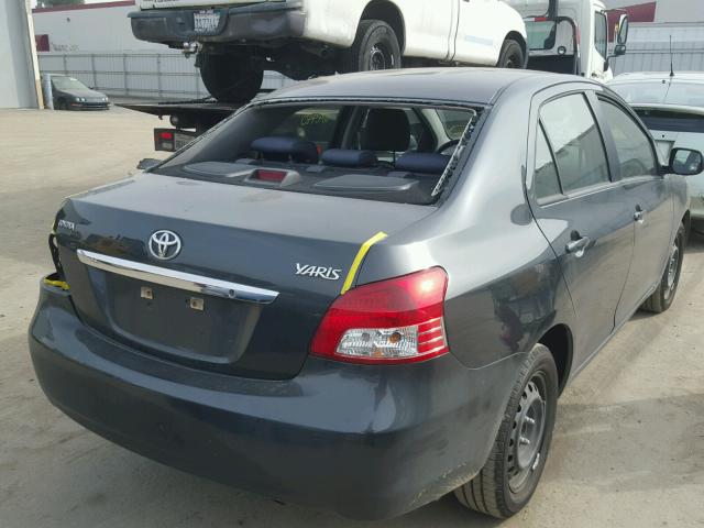 JTDBT903091324748 - 2009 TOYOTA YARIS GRAY photo 4