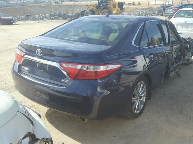 4T1BF1FK7GU540904 - 2016 TOYOTA CAMRY LE BLUE photo 4