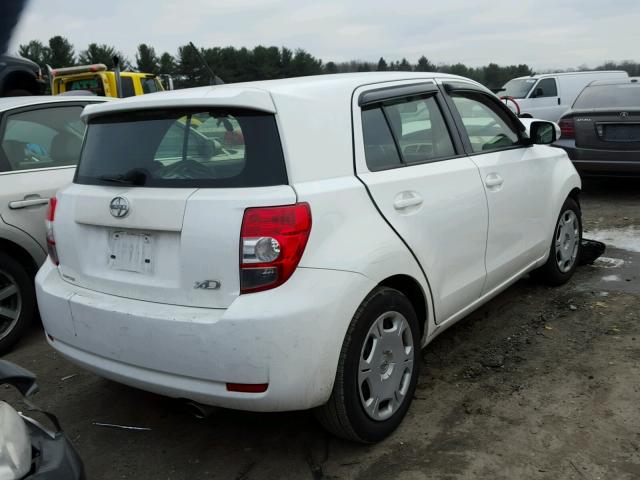 JTKKU4B47C1025649 - 2012 TOYOTA SCION XD WHITE photo 4