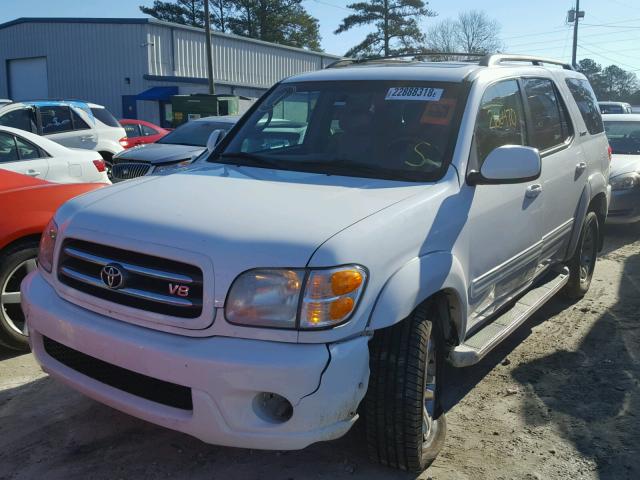 5TDZT38A94S225033 - 2004 TOYOTA SEQUOIA LI WHITE photo 9