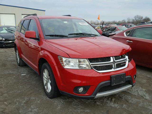 3C4PDDBG3FT557971 - 2015 DODGE JOURNEY SX RED photo 1