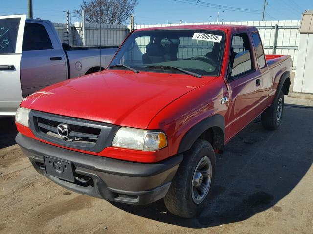 4F4ZR47E76PM02160 - 2006 MAZDA B4000 CAB RED photo 2