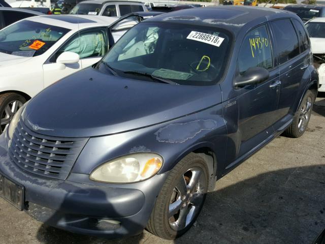 3C8FY78G43T579853 - 2003 CHRYSLER PT CRUISER BLUE photo 2