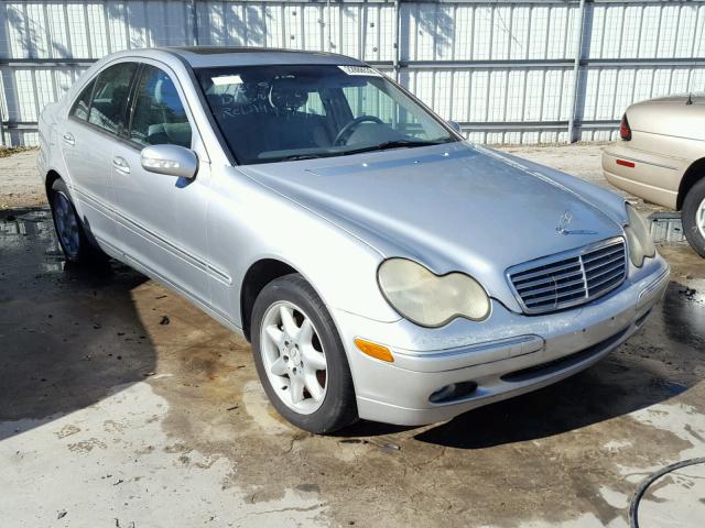 WDBRF64J52F203508 - 2002 MERCEDES-BENZ C 320 SILVER photo 1