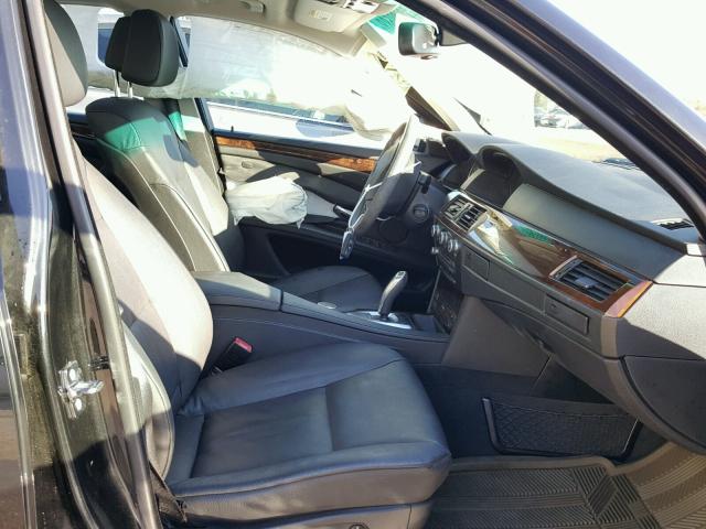 WBANV13598CZ58937 - 2008 BMW 528 XI BLACK photo 5