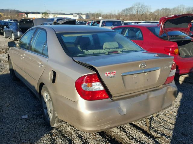 4T1BE30K83U168376 - 2003 TOYOTA CAMRY LE TAN photo 3