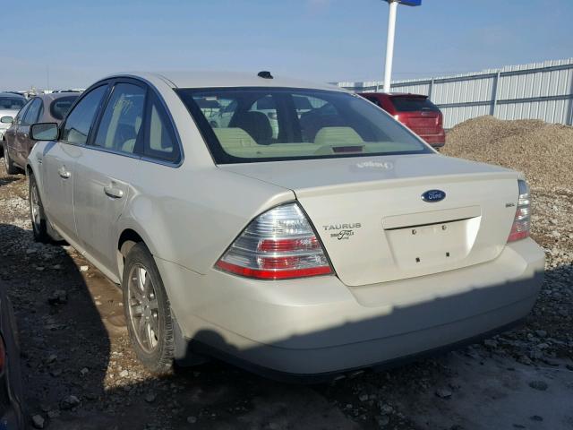 1FAHP24W08G160199 - 2008 FORD TAURUS SEL TAN photo 3