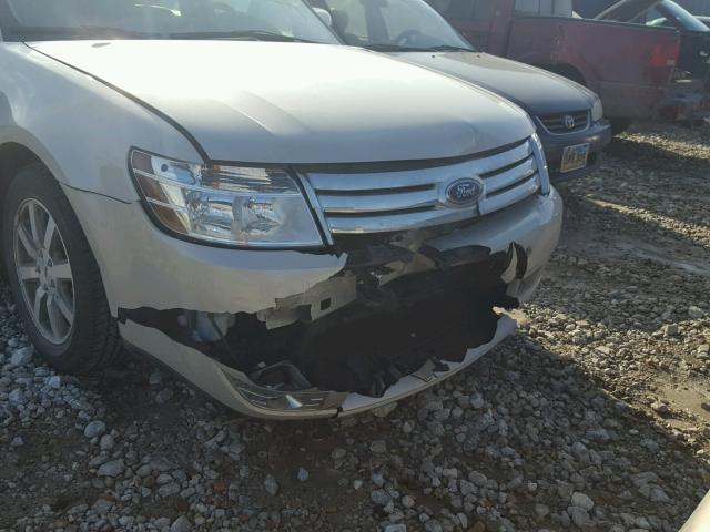 1FAHP24W08G160199 - 2008 FORD TAURUS SEL TAN photo 9