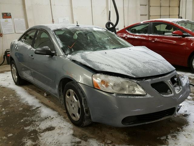 1G2ZF57B384115372 - 2008 PONTIAC G6 VALUE L GRAY photo 1