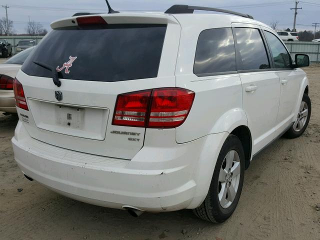 3D4PG5FV3AT146992 - 2010 DODGE JOURNEY SX WHITE photo 4