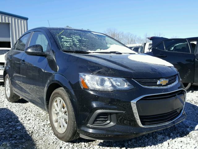 1G1JD5SHXH4139316 - 2017 CHEVROLET SONIC LT BLACK photo 1