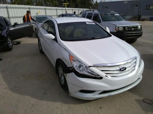 5NPEB4AC2CH465533 - 2012 HYUNDAI SONATA GLS WHITE photo 1