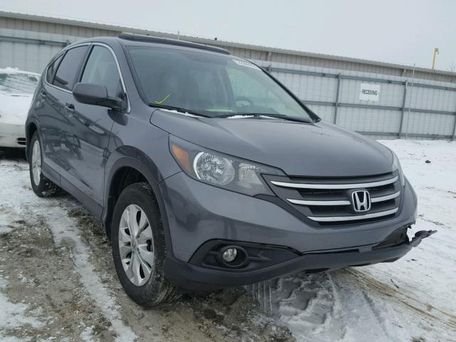 5J6RM4H53EL072216 - 2014 HONDA CR-V EX GRAY photo 1