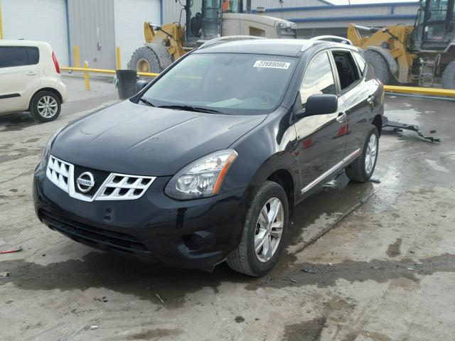 JN8AS5MTXFW657835 - 2015 NISSAN ROGUE SELE BLACK photo 2