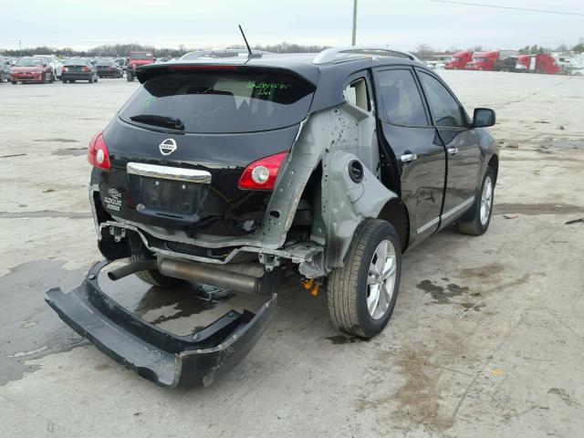 JN8AS5MTXFW657835 - 2015 NISSAN ROGUE SELE BLACK photo 4