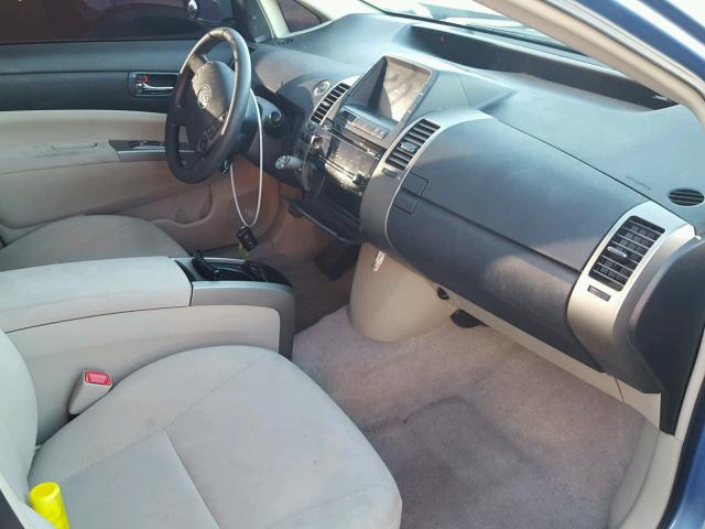 JTDKB20U197882964 - 2009 TOYOTA PRIUS BLUE photo 5