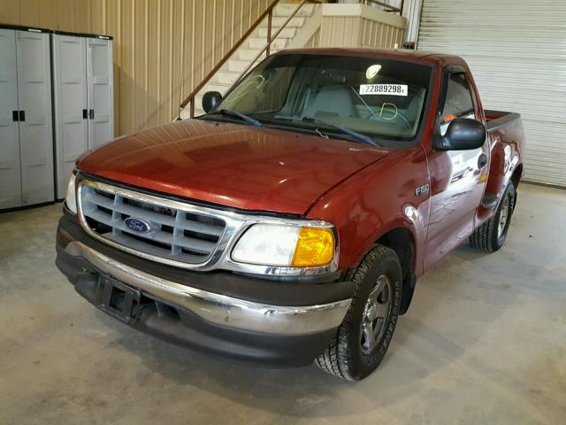 2FTRF07224CA99240 - 2004 FORD F-150 HERI RED photo 2