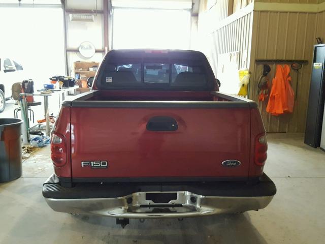 2FTRF07224CA99240 - 2004 FORD F-150 HERI RED photo 6