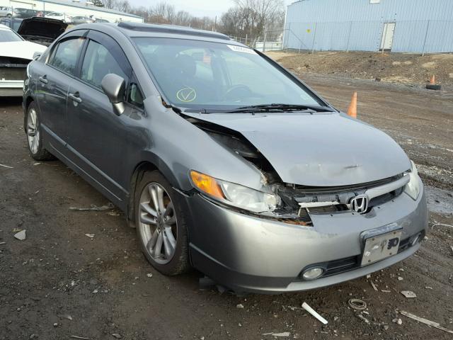 2HGFA55508H701929 - 2008 HONDA CIVIC SI GRAY photo 1