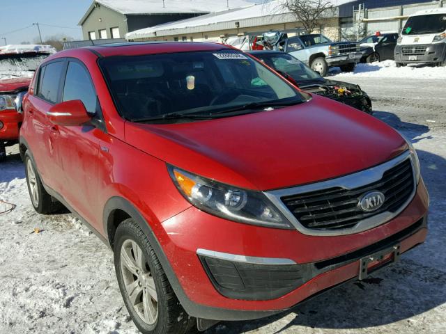 KNDPBCA20D7450836 - 2013 KIA SPORTAGE L RED photo 1