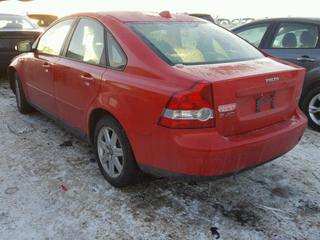 YV1MS382072279834 - 2007 VOLVO S40 2.4I RED photo 3