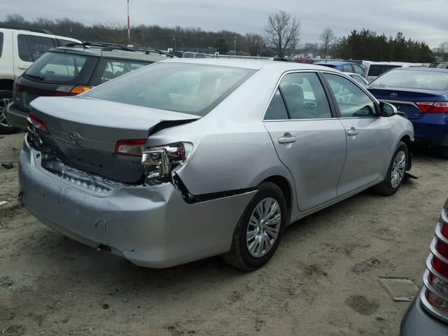 4T1BF1FK6CU585018 - 2012 TOYOTA CAMRY BASE SILVER photo 4