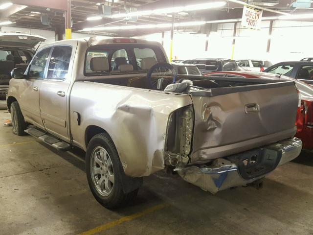 5TBET34185S482358 - 2005 TOYOTA TUNDRA DOU GOLD photo 3