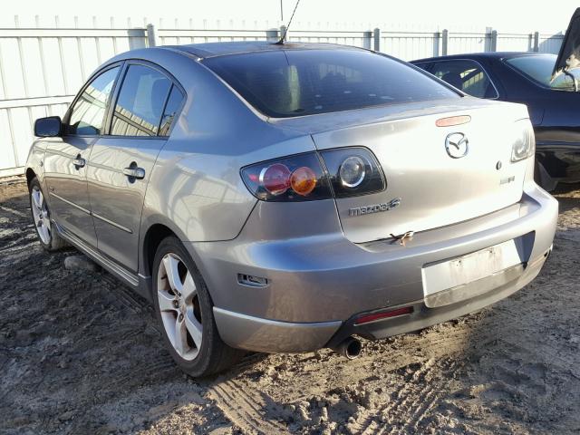 JM1BK323X41163105 - 2004 MAZDA 3 S GRAY photo 3