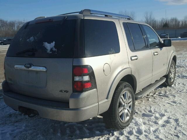 1FMEU75E78UA50790 - 2008 FORD EXPLORER L SILVER photo 4