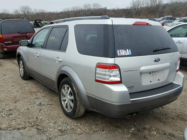 1FMDK05WX8GA02829 - 2008 FORD TAURUS X S SILVER photo 3