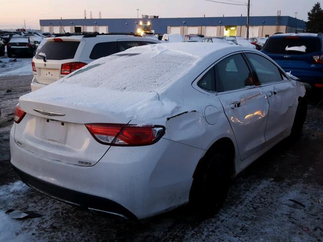 1C3CCCAGXFN757912 - 2015 CHRYSLER 200 LIMITE WHITE photo 4