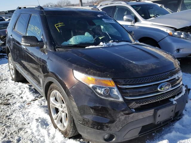 1FM5K7F90EGB62008 - 2014 FORD EXPLORER L BROWN photo 1