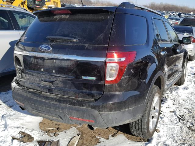 1FM5K7F90EGB62008 - 2014 FORD EXPLORER L BROWN photo 4