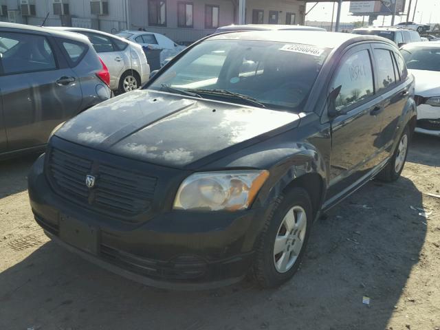 1B3HB28B17D507525 - 2007 DODGE CALIBER BLACK photo 2