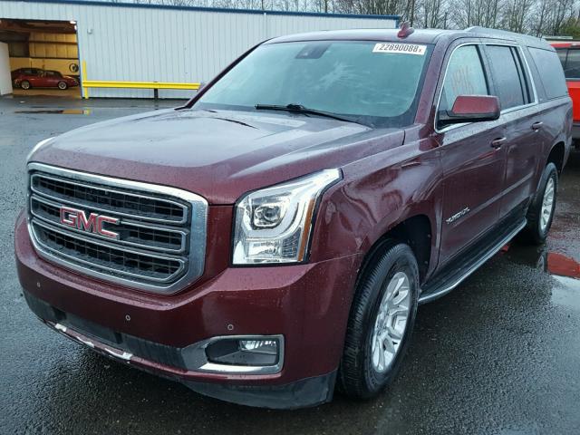 1GKS1GKC7GR213057 - 2016 GMC YUKON XL C BURGUNDY photo 2