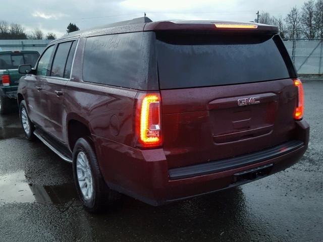 1GKS1GKC7GR213057 - 2016 GMC YUKON XL C BURGUNDY photo 3