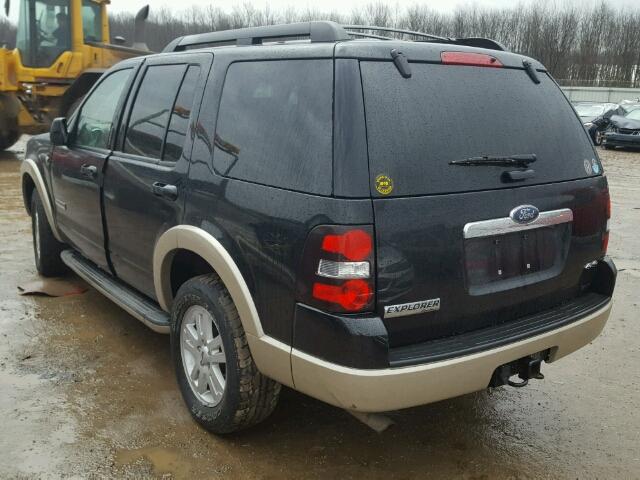 1FMEU74848UA90661 - 2008 FORD EXPLORER E BLACK photo 3