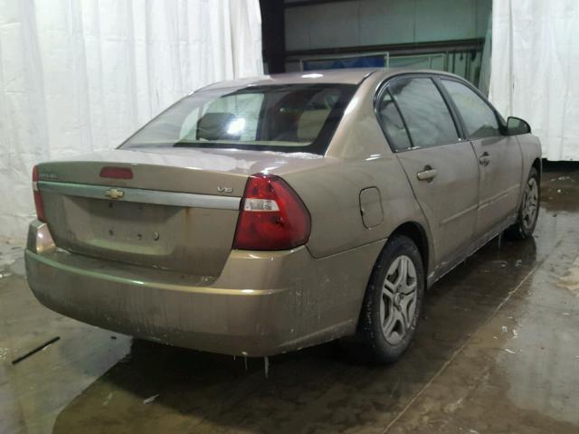 1G1ZS58N88F110505 - 2008 CHEVROLET MALIBU LS TAN photo 4