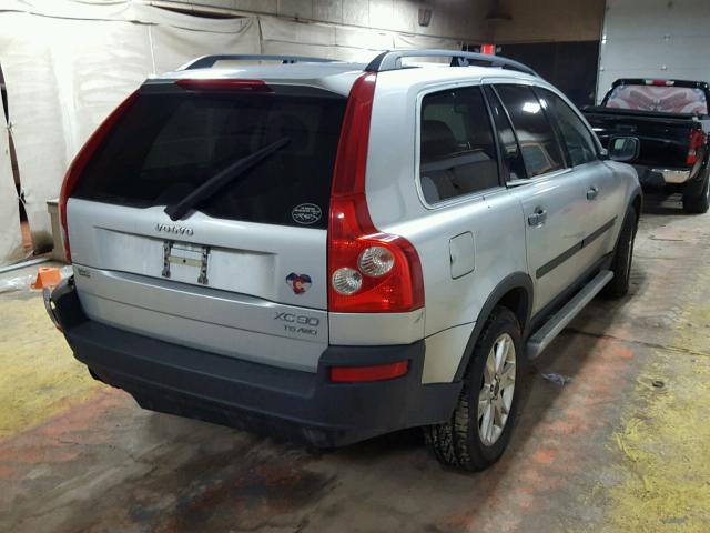 YV1CM91H041118795 - 2004 VOLVO XC90 T6 SILVER photo 4