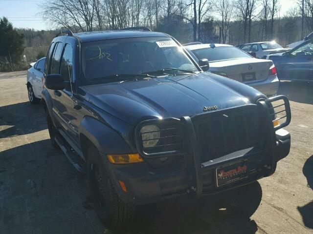 1J4GL48K37W539832 - 2007 JEEP LIBERTY SP BLUE photo 1