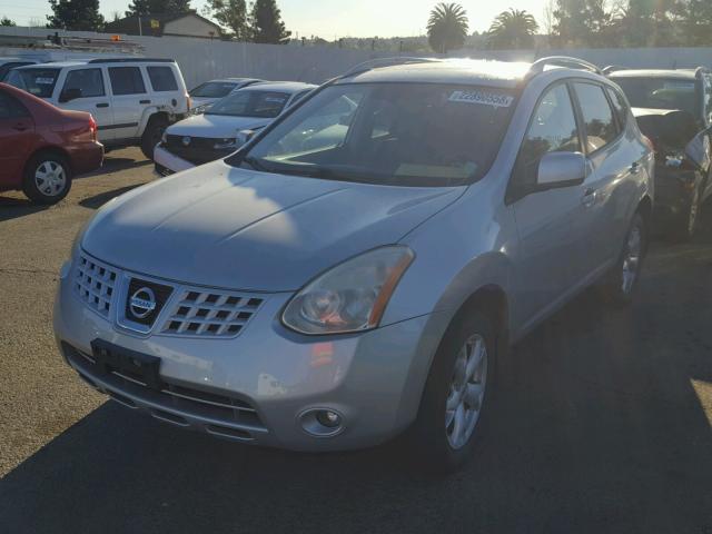 JN8AS58V18W128417 - 2008 NISSAN ROGUE S SILVER photo 2