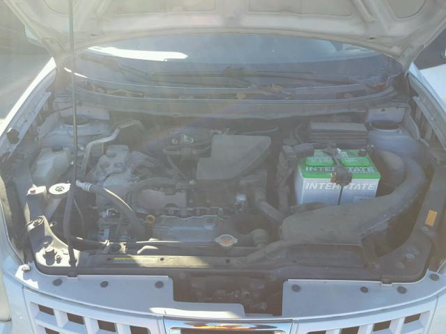 JN8AS58V18W128417 - 2008 NISSAN ROGUE S SILVER photo 7