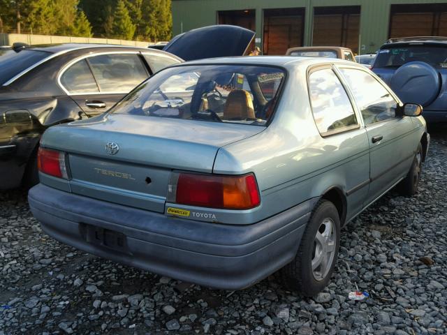 JT2EL46S8R0445122 - 1994 TOYOTA TERCEL STD BLUE photo 4