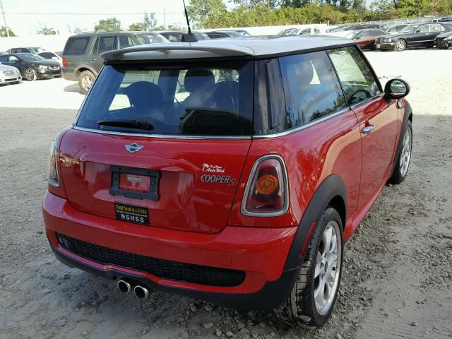 WMWMF73507TT84707 - 2007 MINI COOPER S RED photo 4