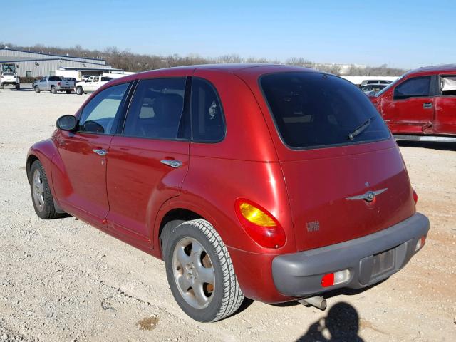 3C8FY68B82T311644 - 2002 CHRYSLER PT CRUISER RED photo 3