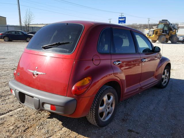 3C8FY68B82T311644 - 2002 CHRYSLER PT CRUISER RED photo 4