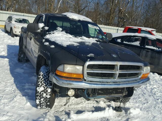 1B7GG22N6YS731689 - 2000 DODGE DAKOTA BLUE photo 1