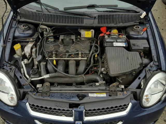 1B3ES26C55D109519 - 2005 DODGE NEON BASE BLUE photo 7